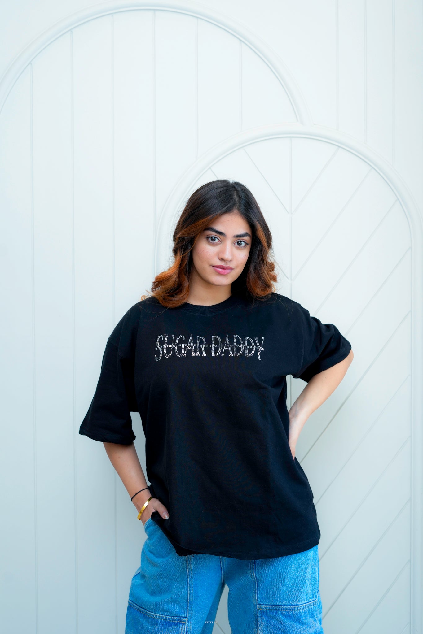Sugardaddy Rhinestone (Oversized T-Shirt)