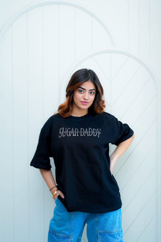 Sugardaddy Rhinestone (Oversized T-Shirt)