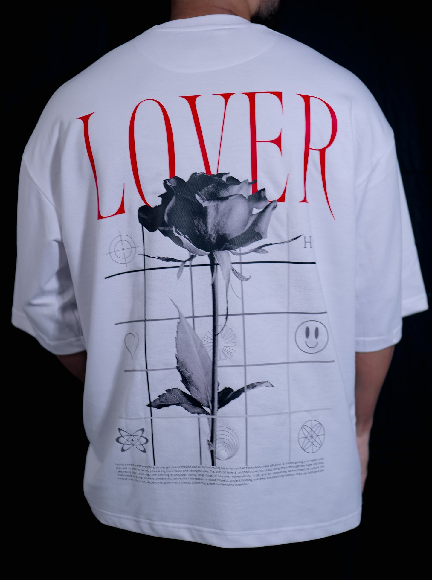 LOVER WHITE (Oversized T-Shirt)