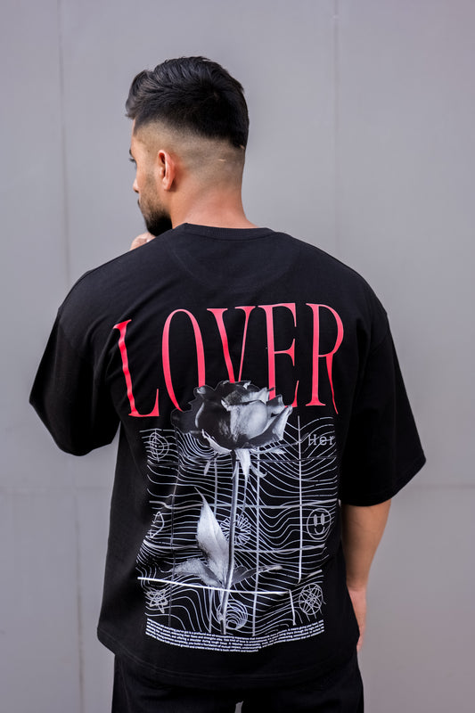LOVER BLACK (Oversized T-Shirt)