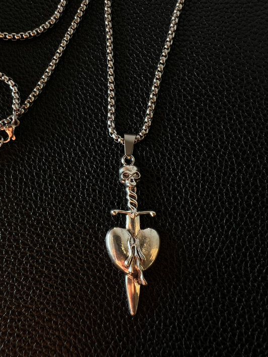 Heart&sword Locket